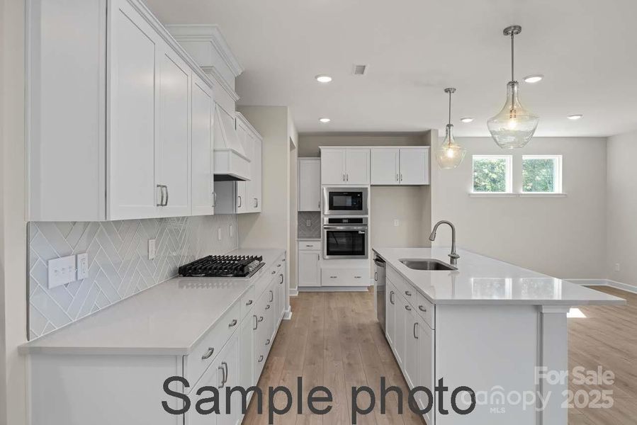 Furnished interior view inside a new home in Enclave at Belmont, Belmont (Image 4).