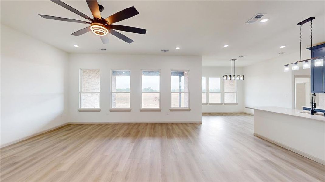 Spacious, unfurnished interior of a new home in , Point (Image 20).