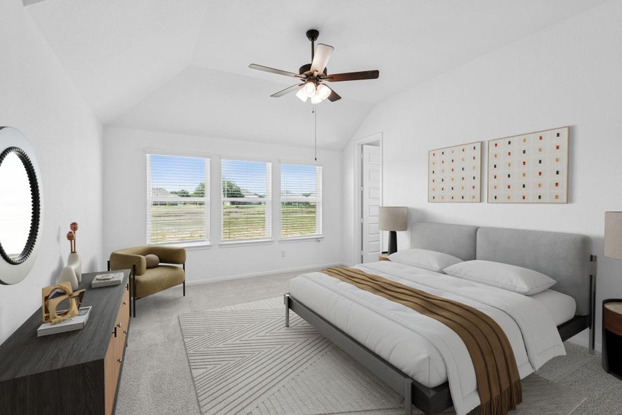 Spacious owner's suite (*Photo not of actual home and used for illustration purposes only.)