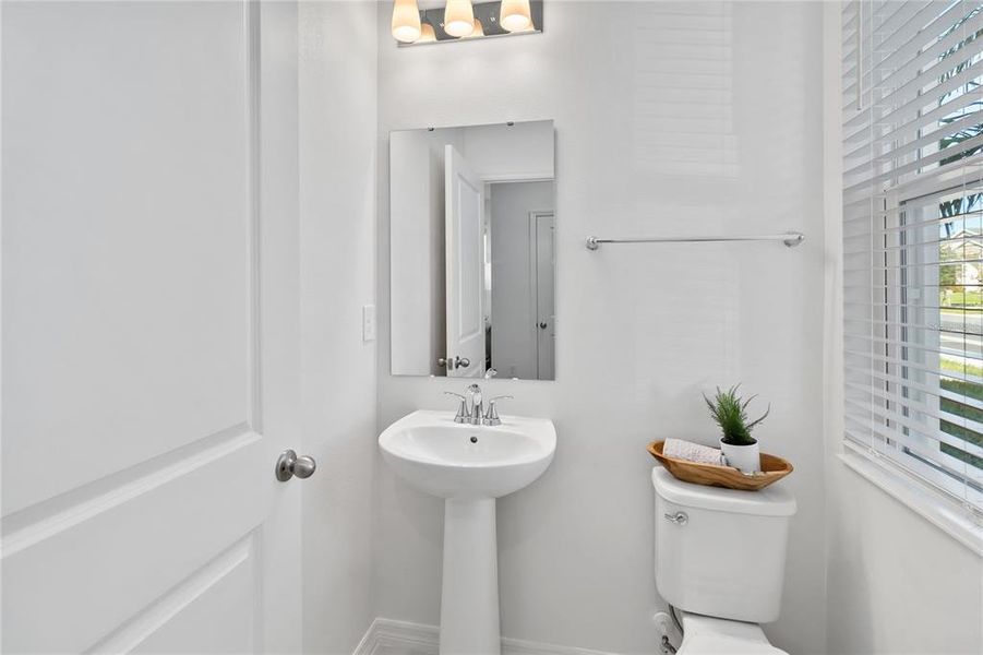 Furnished interior view inside a new home in Bellaviva III at Westside, Davenport (Image 5).