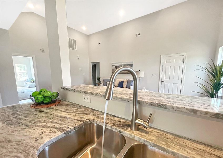 Furnished interior view inside a new home in , St. Stephen (Image 8).