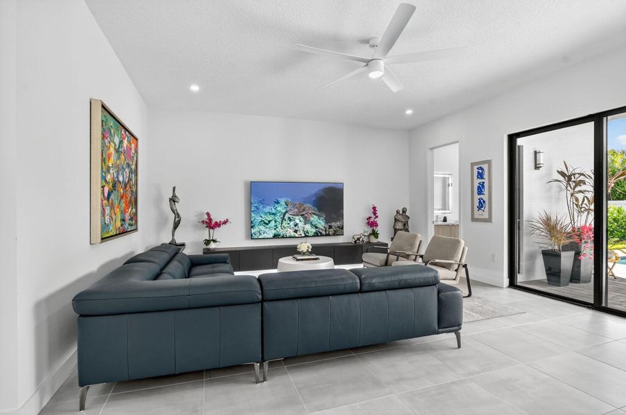 Furnished interior view inside a new home in , Boca Raton (Image 8). Furnished interior view inside a new home in , Boca Raton (Image 8).