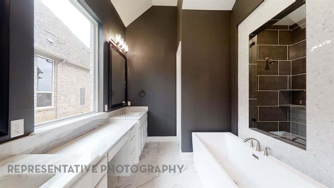 Furnished interior view inside a new home in Saddle Star Estates, Rockwall (Image 9).