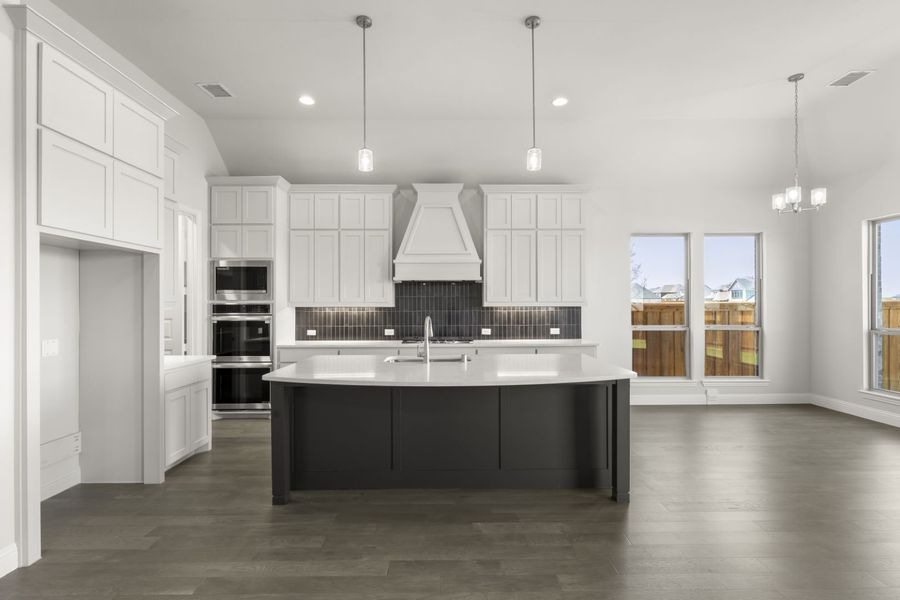 Representative furnished interior of a home built from the Jordan by Windsor Homes in Nelson Lake Estates, Rockwall (Image 10).
