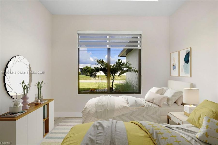 Furnished interior view inside a new home in , Cape Coral (Image 13). Furnished interior view inside a new home in , Cape Coral (Image 13).