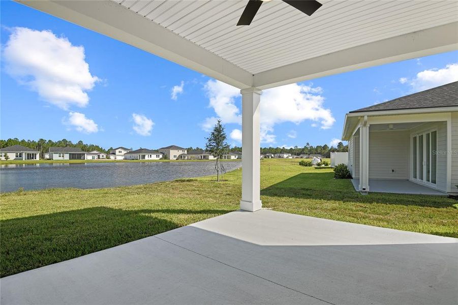 Exterior details and patio area of a home in Rye Manor at Legacy Preserve, Parrish (Image 3).