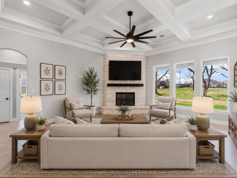 Virtually Staged: Living Room