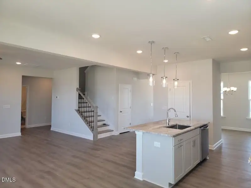 Furnished interior view inside a new home in Tobacco Road, Angier (Image 3).