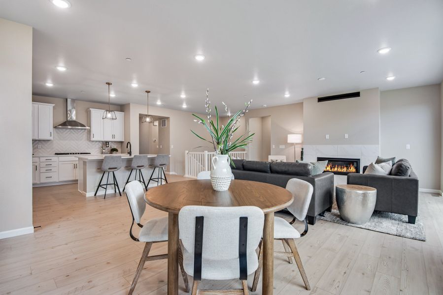 Furnished interior view inside a new home in Reunion, Commerce City (Image 30).