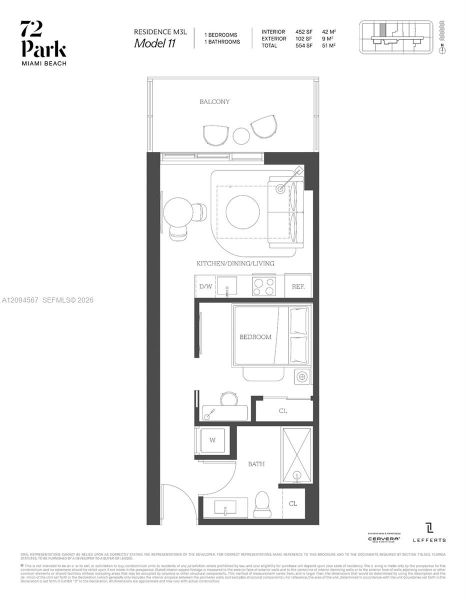 2D floor plan layout of this home in 72 Park, Miami Beach, FL (Image 4). 2D floor plan layout of this home in 72 Park, Miami Beach, FL (Image 4).