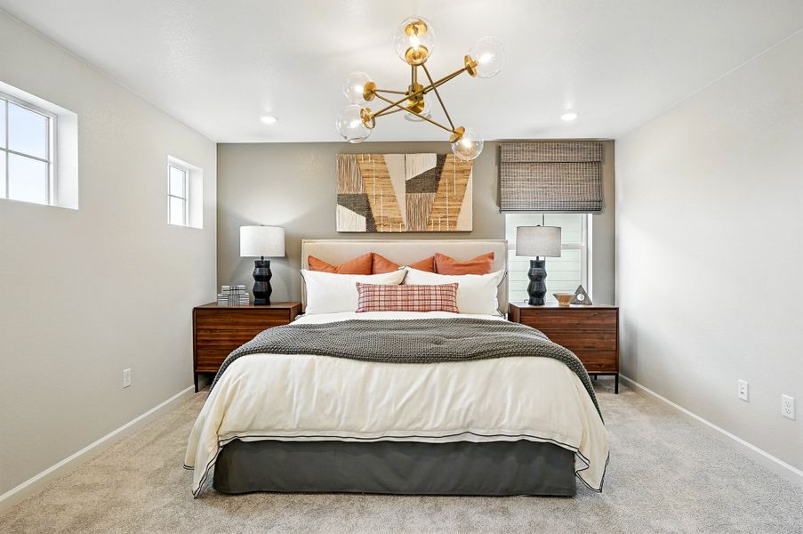Representative furnished interior of a home built from the Stella Plus by Taylor Morrison in Sugar Creek Horizon Collection, Loveland (Image 15).