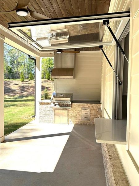 Exterior details and patio area of a home in , Marietta (Image 3).