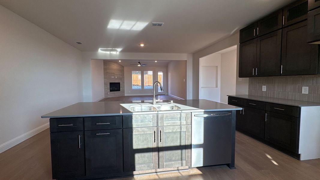 Furnished interior view inside a new home in Peachtree Meadows, Rockwall (Image 4).