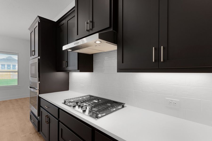 Furnished interior view inside a new home in Lariat, Liberty Hill (Image 7). Furnished interior view inside a new home in Lariat, Liberty Hill (Image 7).