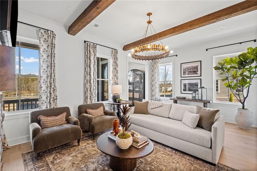 Furnished interior view inside a new home in , Ball Ground (Image 7).