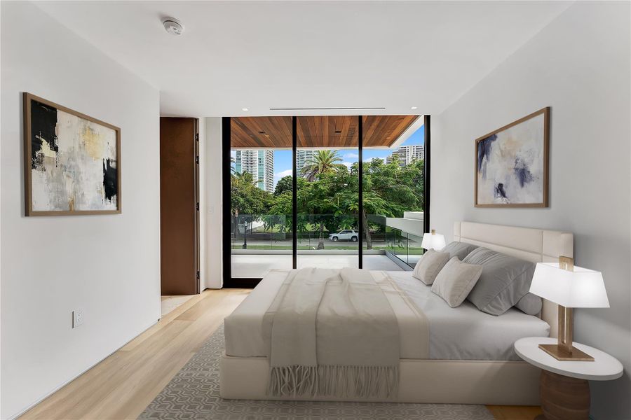 Furnished interior view inside a new home in , Miami (Image 70). Furnished interior view inside a new home in , Miami (Image 70).