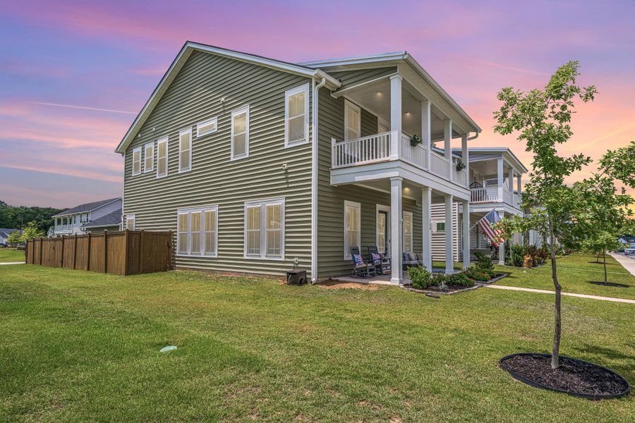 Exterior details and patio area of a home in , Summerville (Image 24). Exterior details and patio area of a home in , Summerville (Image 24).