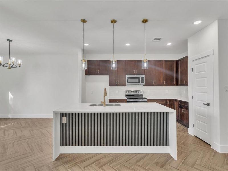 Furnished interior view inside a new home in , Granbury (Image 13). Furnished interior view inside a new home in , Granbury (Image 13).