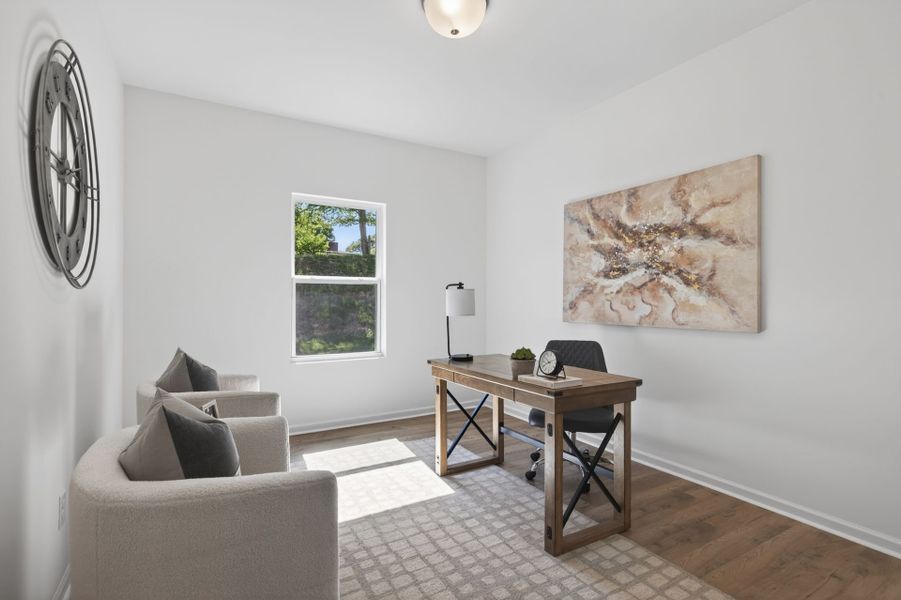 Furnished interior view inside a new home in Morrow Brook, Albemarle (Image 12).