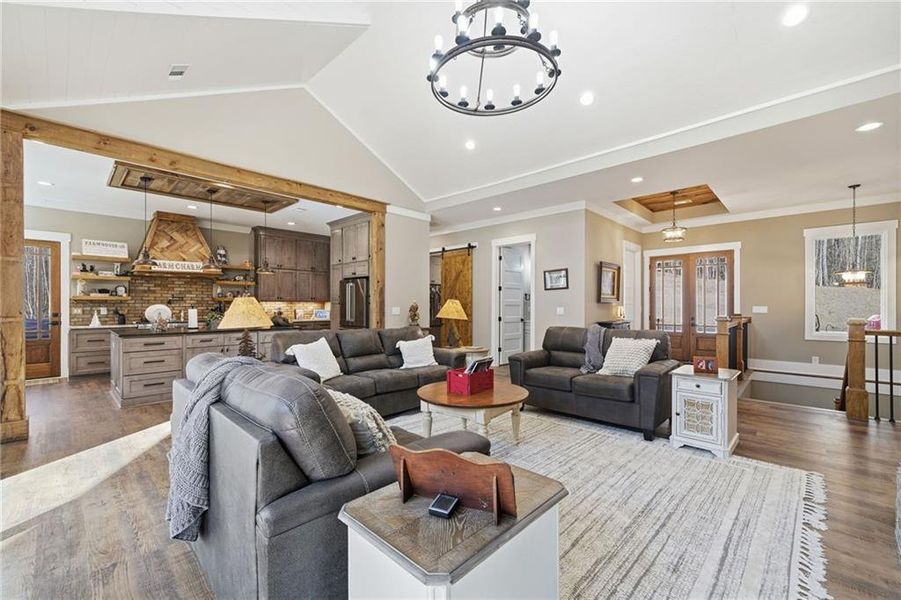 Furnished interior view inside a new home in , Dawsonville (Image 9). Furnished interior view inside a new home in , Dawsonville (Image 9).