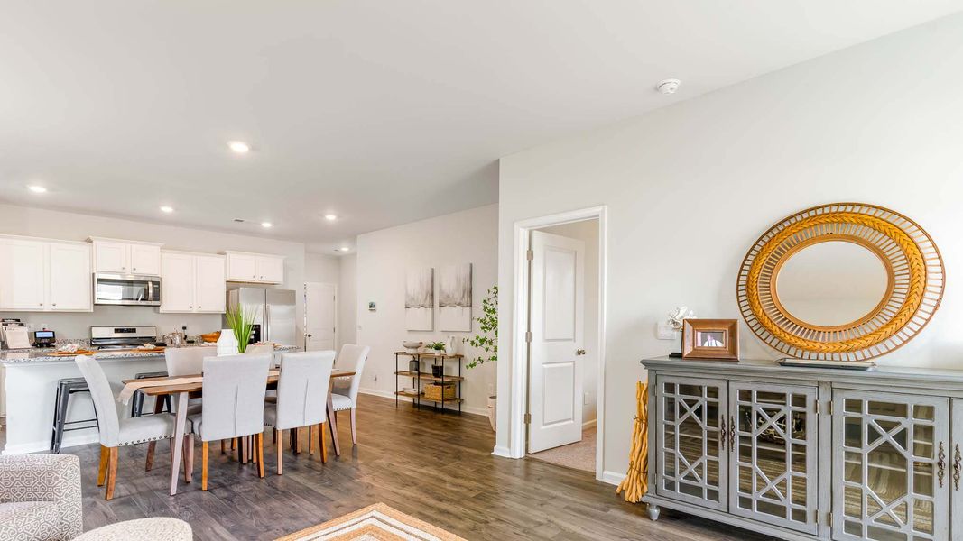 Furnished interior view inside a new home in The Bluffs at Mill Creek, Florence (Image 9).