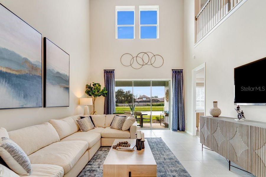 Furnished interior view inside a new home in Lochside, Mount Dora (Image 18). Furnished interior view inside a new home in Lochside, Mount Dora (Image 18).