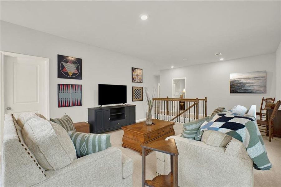 Furnished interior view inside a new home in , Flowery Branch (Image 39).