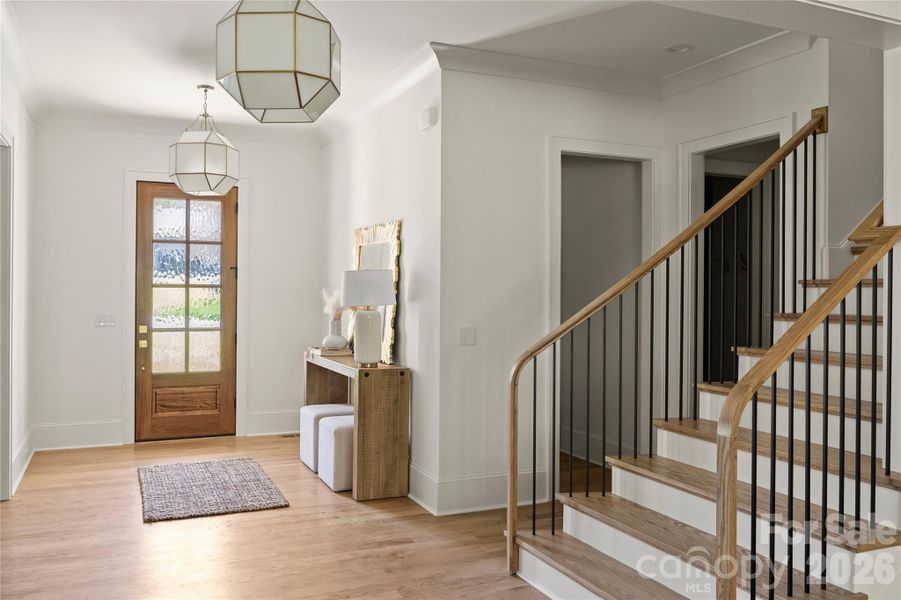 Furnished interior view inside a new home in , Charlotte (Image 6).