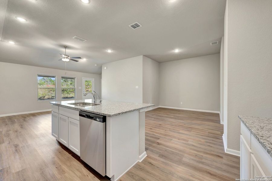 Furnished interior view inside a new home in Jordan's Ranch, San Antonio (Image 13). Furnished interior view inside a new home in Jordan's Ranch, San Antonio (Image 13).