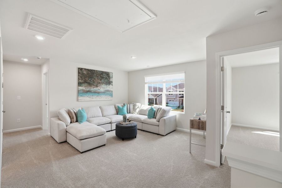 Furnished interior view inside a new home in Waxhaw Landing, Monroe (Image 19). Furnished interior view inside a new home in Waxhaw Landing, Monroe (Image 19).