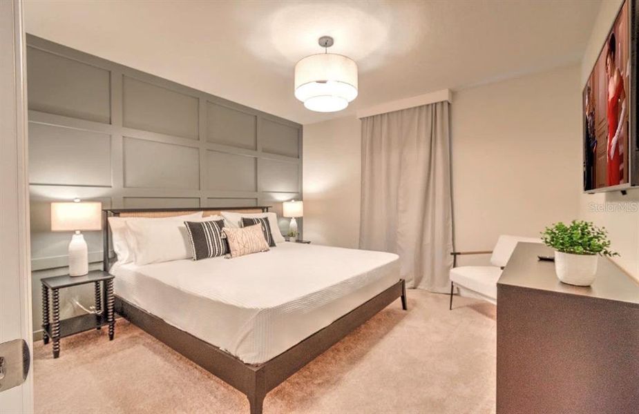 Furnished interior view inside a new home in , Clermont (Image 17).
