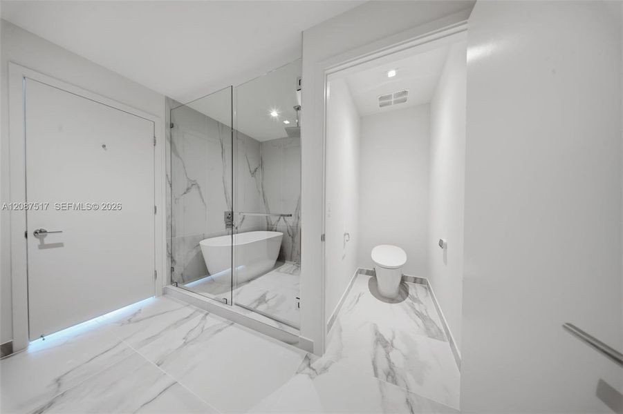 Furnished interior view inside a new home in , Miami (Image 13).