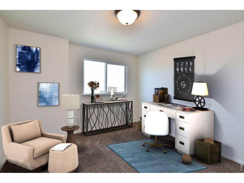 Furnished interior view inside a new home in , Johnstown (Image 17).