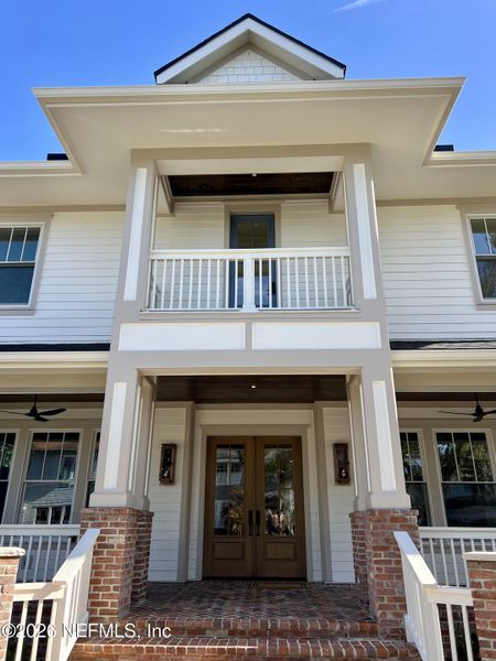 Exterior details and patio area of a home in , Jacksonville (Image 37).