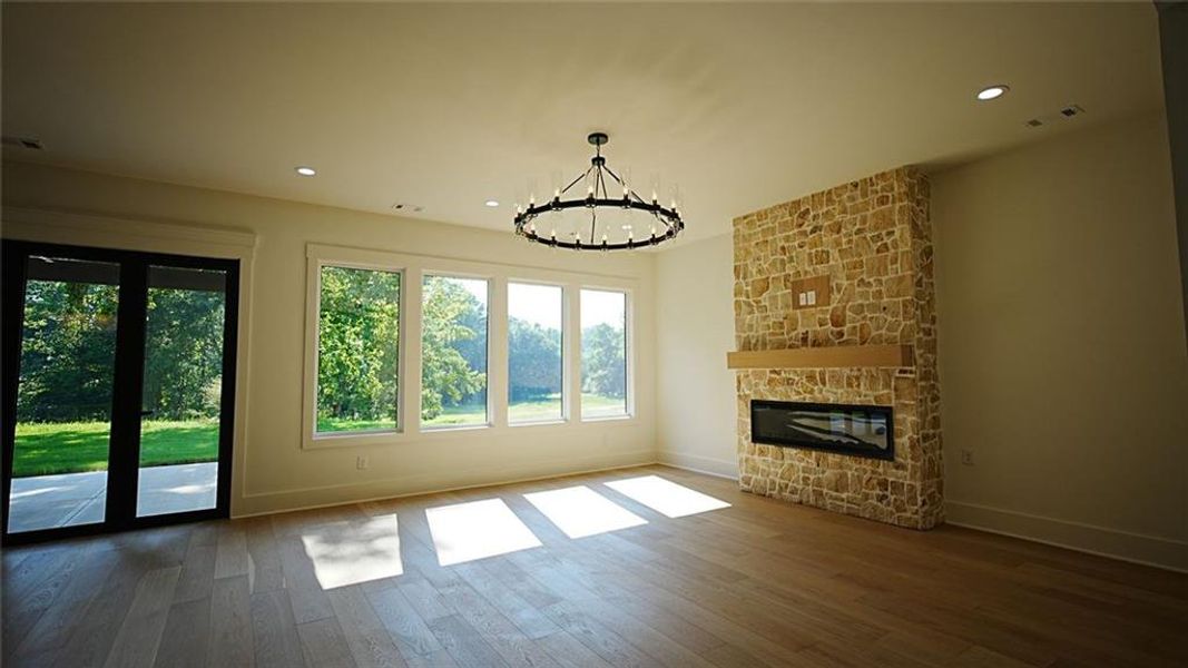 Spacious, unfurnished interior of a new home in , Flowery Branch (Image 42).