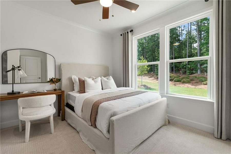 Furnished interior view inside a new home in Del Webb at Lake Oconee, Greensboro (Image 13).