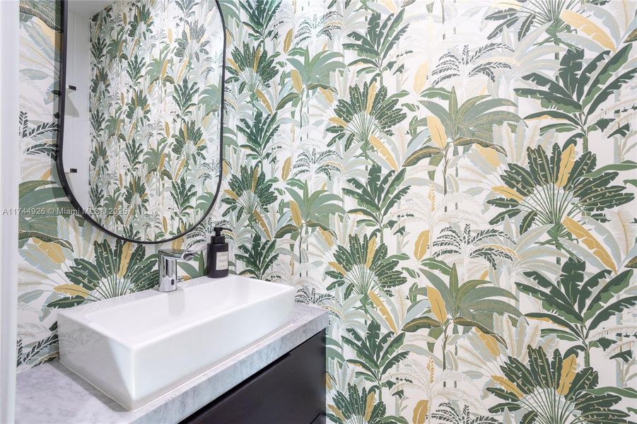 Furnished interior view inside a new home in , Miami (Image 32).