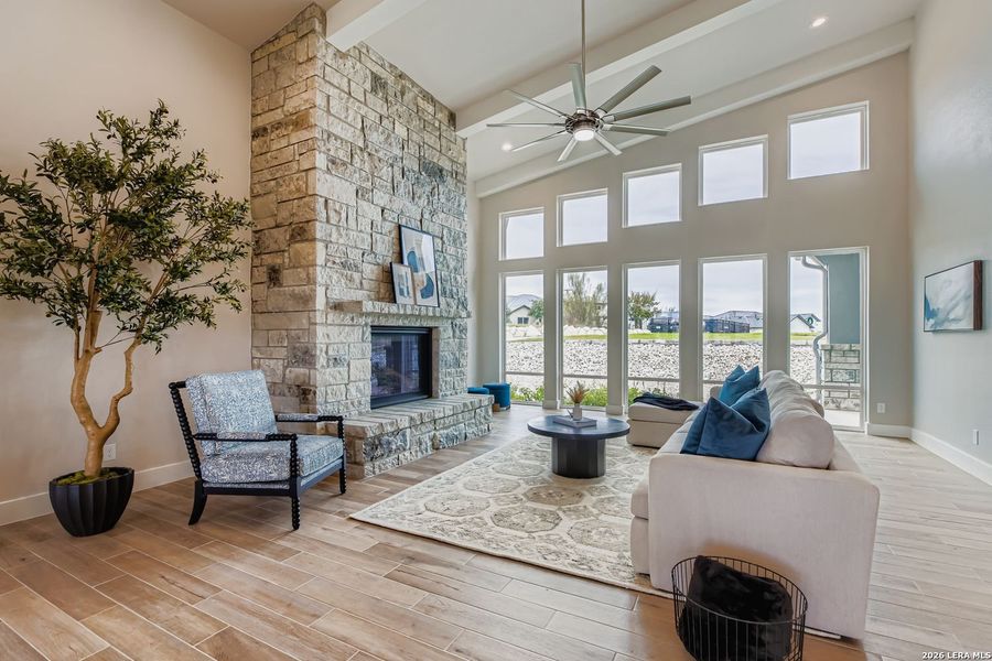 Furnished interior view inside a new home in , San Antonio (Image 17).