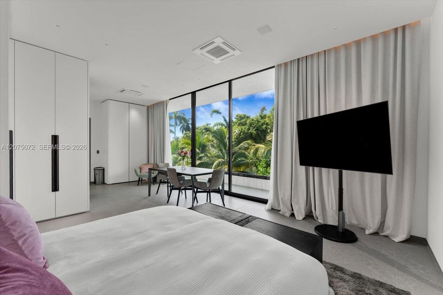 Furnished interior view inside a new home in , Miami Beach (Image 15).