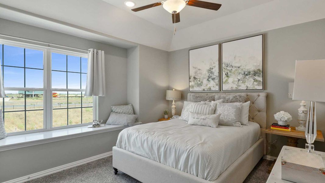 Furnished interior view inside a new home in Anna Ranch, Anna (Image 16). Furnished interior view inside a new home in Anna Ranch, Anna (Image 16).
