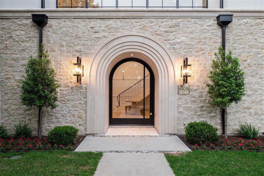 Exterior details and patio area of a home in , Dallas (Image 3). Exterior details and patio area of a home in , Dallas (Image 3).