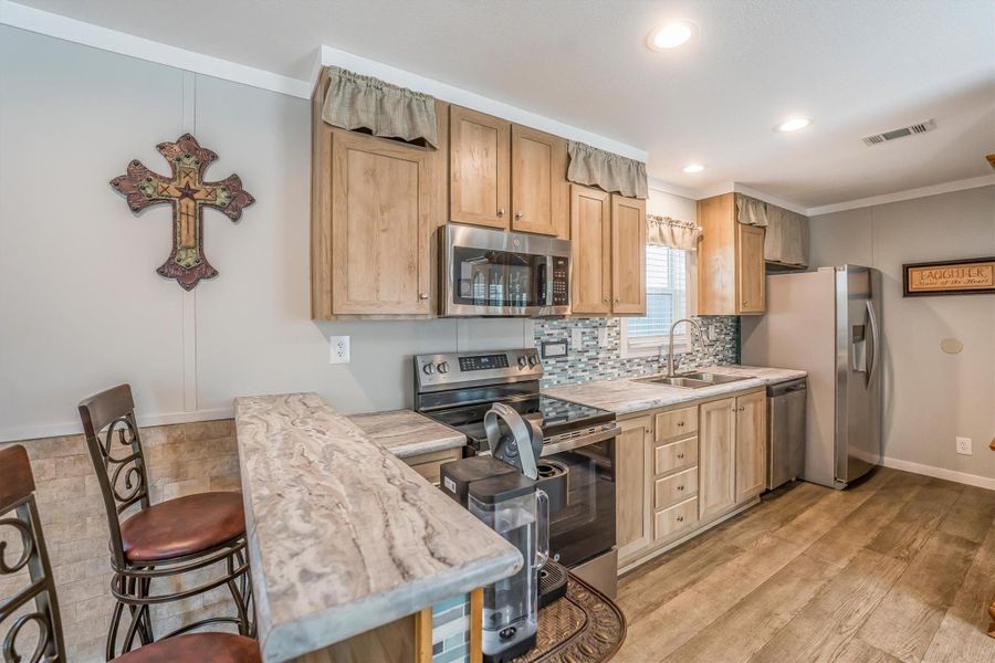 Furnished interior view inside a new home in , Coldspring (Image 12).