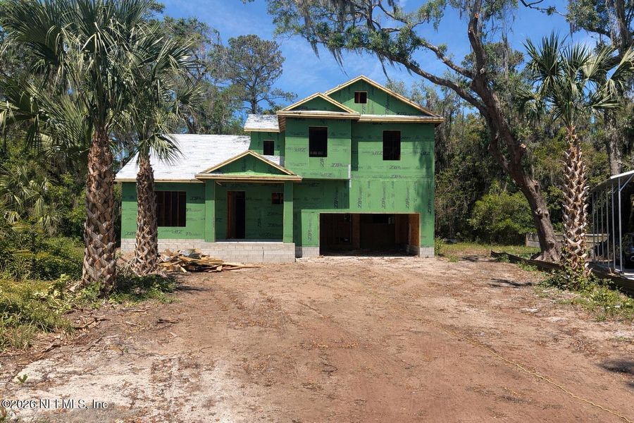 In-progress construction of a new home in , Fernandina Beach, FL (Image 6).