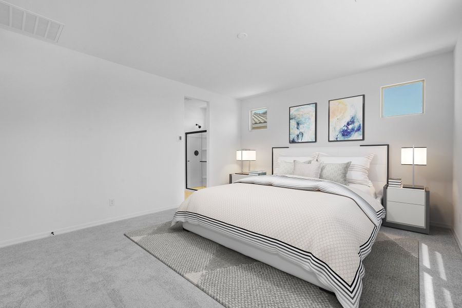 Furnished interior view inside a new home in Artisan at Asante Discovery Collection, Surprise (Image 7). Furnished interior view inside a new home in Artisan at Asante Discovery Collection, Surprise (Image 7).