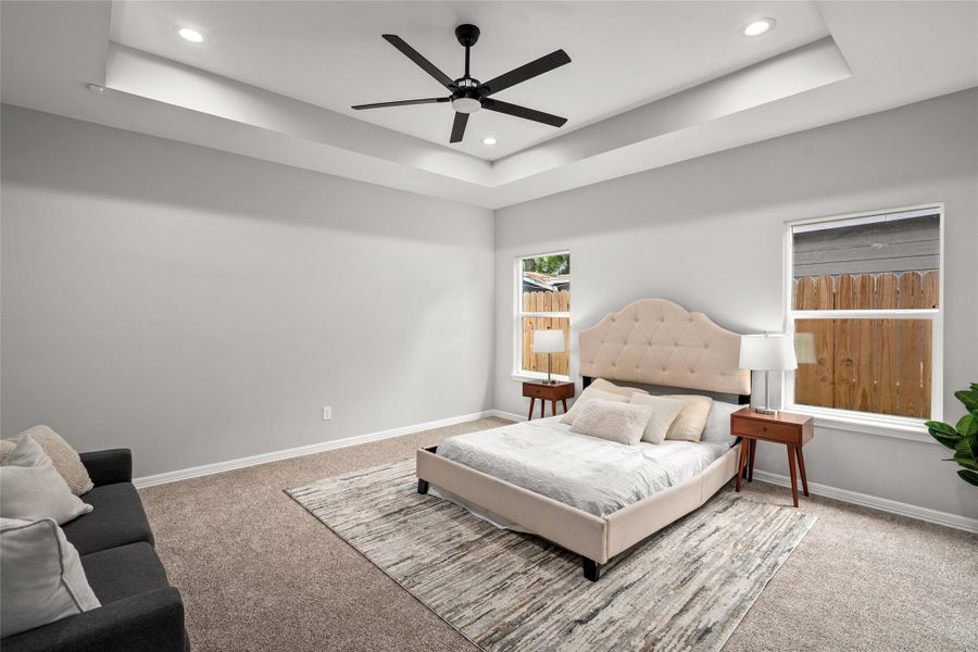 Furnished interior view inside a new home in , Houston (Image 11).