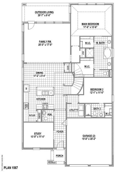 Plan 1567 1st Floor