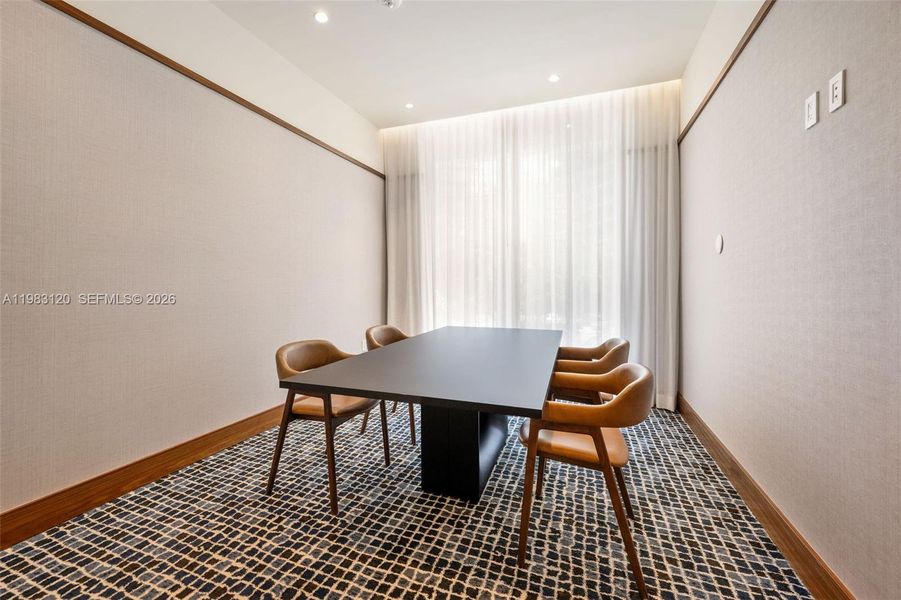 Furnished interior view inside a new home in , Miami (Image 33).