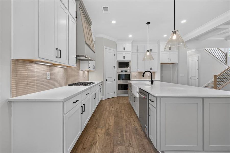 Furnished interior view inside a new home in , Flowery Branch (Image 19).