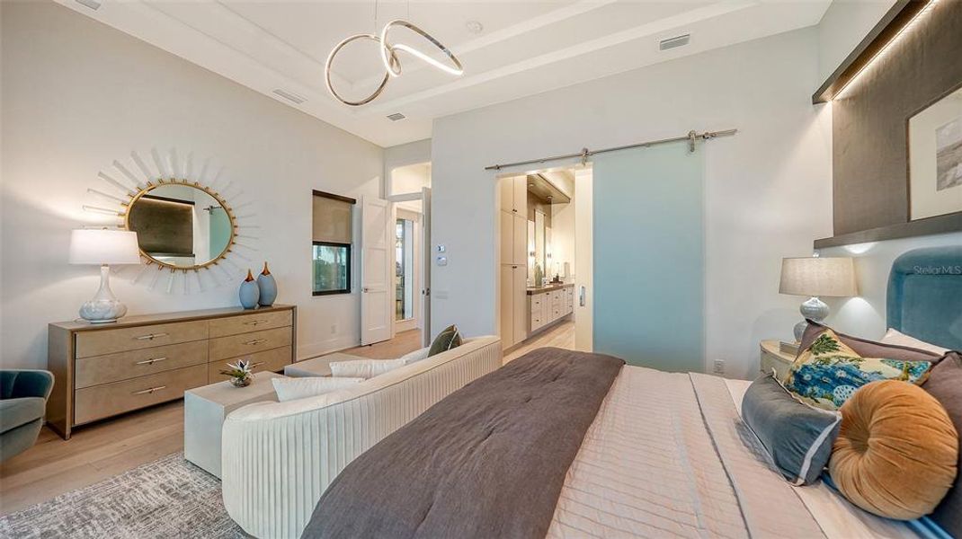 Furnished interior view inside a new home in Wild Blue at Waterside, Sarasota (Image 65).