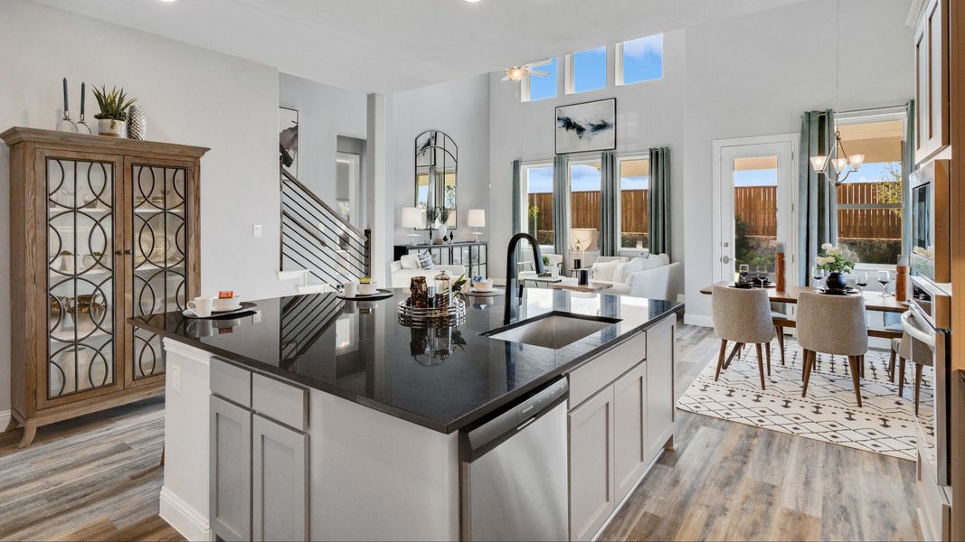 Representative furnished interior of a home built from the Magnolia by Brightland Homes in Anna Ranch, Anna (Image 4).